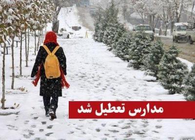 بعضی از مدارس آذربایجان شرقی تعطیل شد
