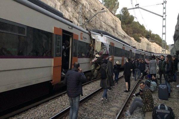 یک کشته و دهها زخمی در سانحه برخورد دو قطار در اسپانیا