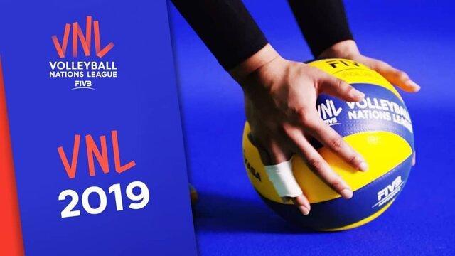 برنامه و نتایج کامل فینال لیگ ملت های والیبال 2019