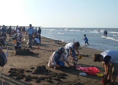 برگزاری جشنواره مجسمه های شنی به مناسبت روز دریای خزر