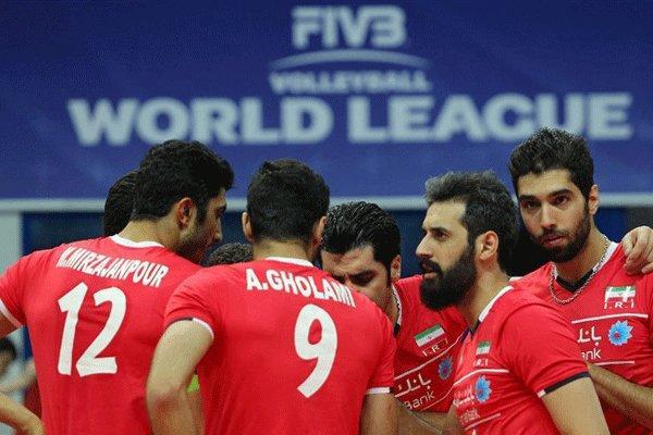 تیم ملی والیبال ایران یک پله سقوط خواهد کرد