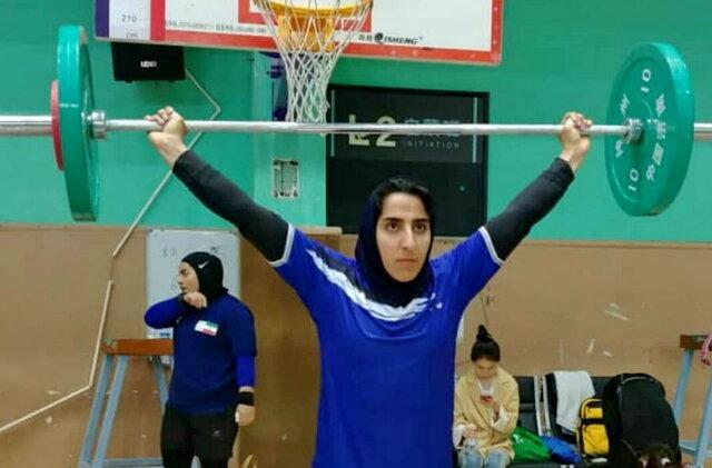 نهمی بانوی وزنه بردار ایران در مسابقات گزینشی المپیک