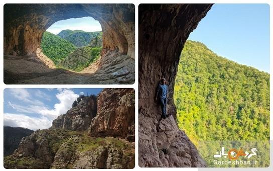 غار دربند رشی از جاذبه های گردشگری رودبار، عکس