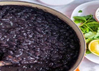 طرز تهیه سوپ لوبیا سیاه
