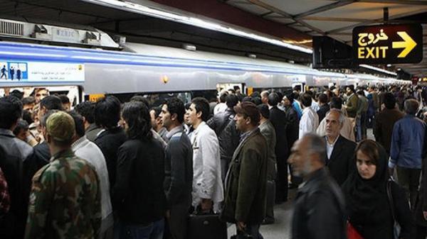 افزایش تعداد مسافر های متروی تهران به 800 هزار نفر