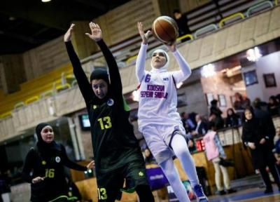 پیروزی مدعیان در لیگ برتر بسکتبال بانوان، رجحان سه رقمی گروه بهمن تهران