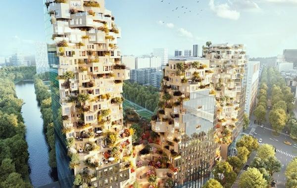 نگاهی به اعجاب انگیزترین طرح شهرسازی در مرکز اروپا ، ساختمان هایی با معماری متفاوت و سبز