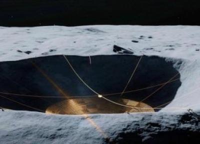 ساخت یک ابرتلسکوپ غول پیکر برروی کره ماه
